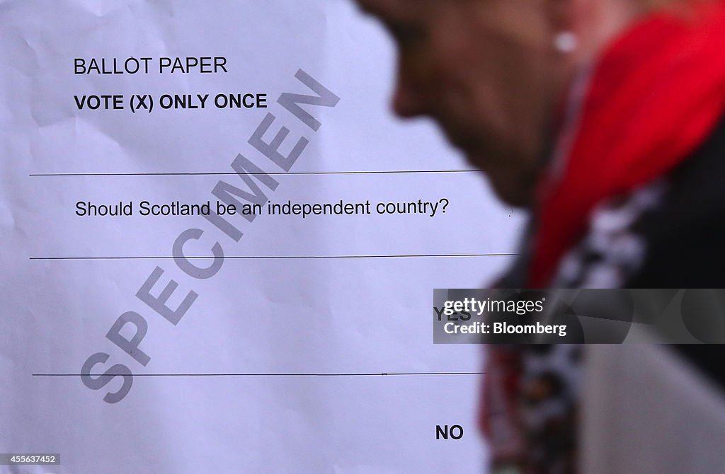 Scottish Voters Head To The Polls As They Vote In The Independence  Referendum