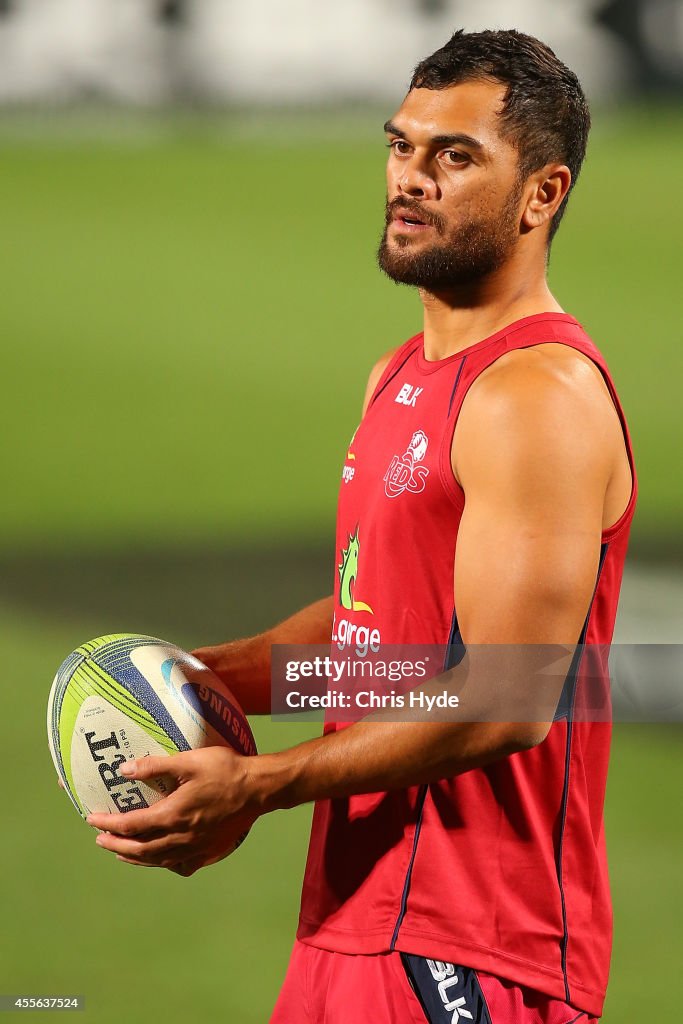 Karmichael Hunt Attends Reds Training