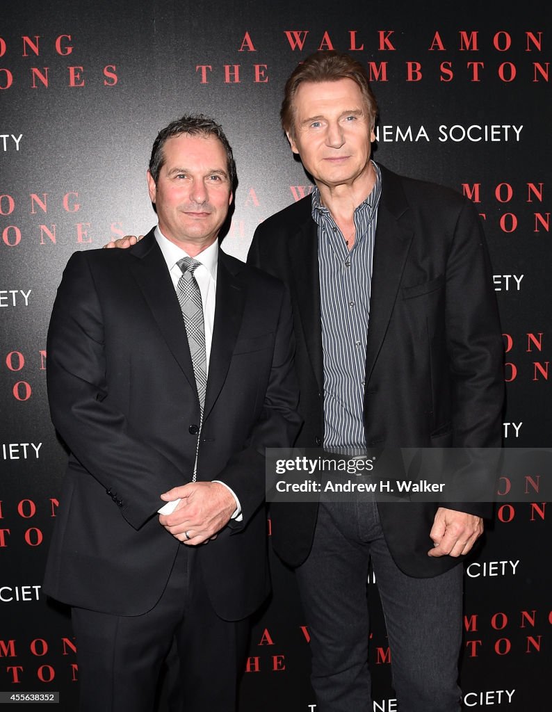 Universal Pictures And Cross Creek Pictures With The Cinema Society Host A Screening Of "A Walk Among The Tombstones" - Arrivals