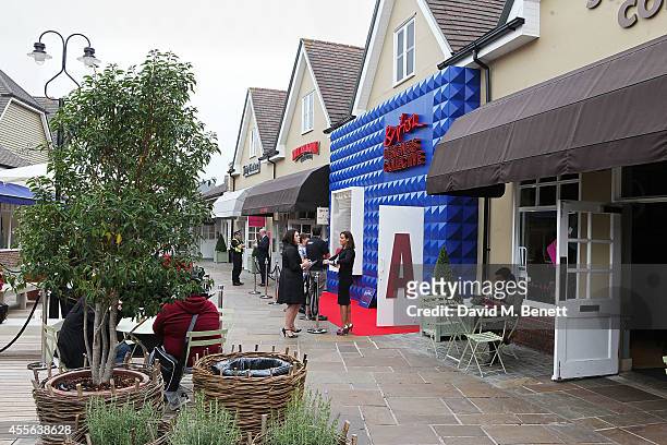 General view at the official opening of British Designers' Collective Menswear curated by GQ at Bicester Village on September 18, 2014 in Bicester,...