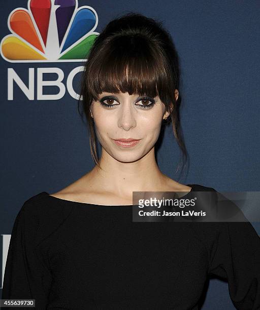 Actress Cristin Milioti attends the NBC & Vanity Fair 2014 - 2015 TV season event at HYDE Sunset: Kitchen + Cocktails on September 16, 2014 in West...