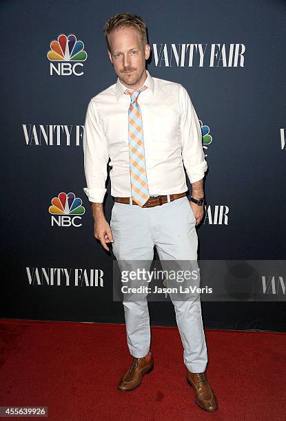 Actor David Sullivan attends the NBC & Vanity Fair 2014 - 2015 TV season event at HYDE Sunset: Kitchen + Cocktails on September 16, 2014 in West...