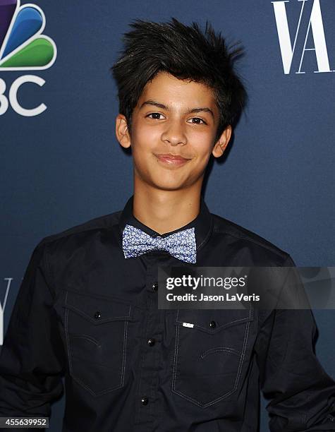 Actor Xolo Mariduena attends the NBC & Vanity Fair 2014 - 2015 TV season event at HYDE Sunset: Kitchen + Cocktails on September 16, 2014 in West...