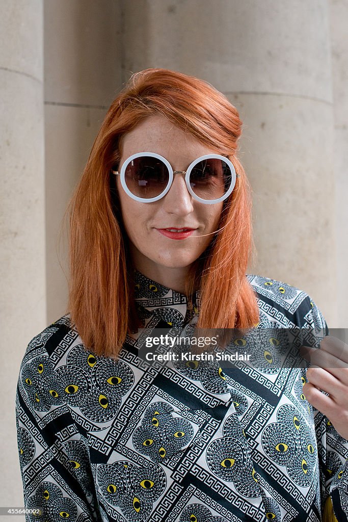 Street Style - London Collections: WOMEN SS15 - September 12 To September 16, 2014