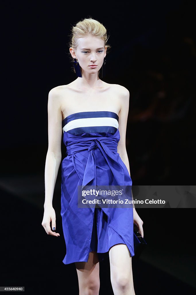 Emporio Armani - Runway - Milan Fashion Week Womenswear Spring/Summer 2015
