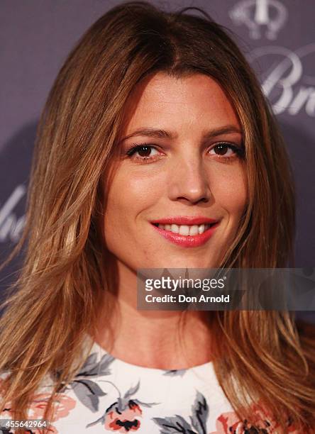 Tania Gacic arrives to celebrate the opening of the Australian flagship store on September 18, 2014 in Sydney, Australia.