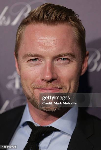 Ronan Keating arrives to celebrate the opening of Brooks Brothers Australian flagship store on September 18, 2014 in Sydney, Australia.