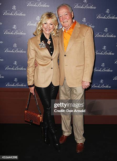 Kerri-Anne Kennerley and John Kennerley arrive to celebrate the opening of the Australian flagship store on September 18, 2014 in Sydney, Australia.