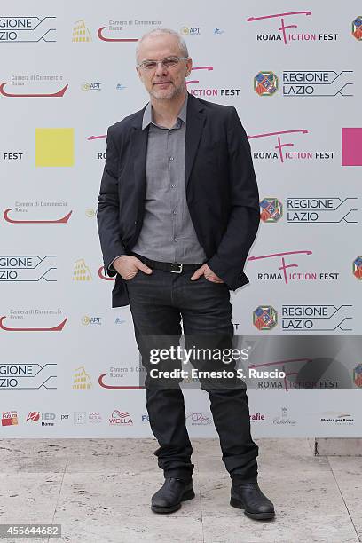 Director Daniele Lucchetti attends the Press Conference of Taodue photocall at Auditorium Parco Della Musica on September 18, 2014 in Rome, Italy.