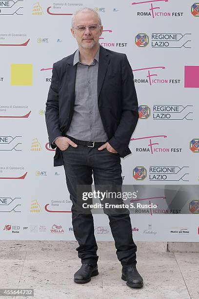Director Daniele Lucchetti attends the Press Conference of Taodue photocall at Auditorium Parco Della Musica on September 18, 2014 in Rome, Italy.
