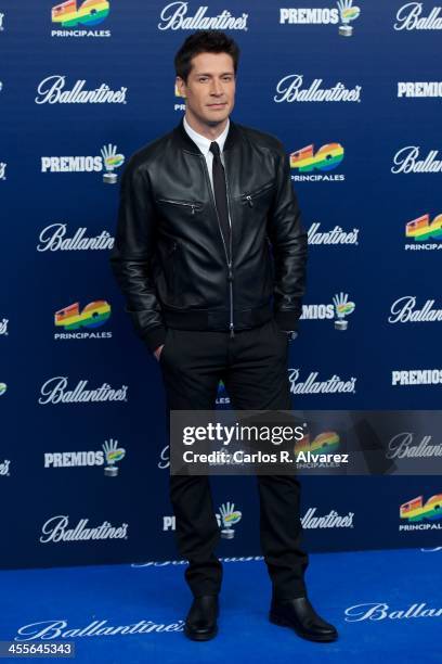 Jaime Cantizano attends the "40 Principales Awards" 2013 photocall at Palacio de los Deportes on December 12, 2013 in Madrid, Spain.