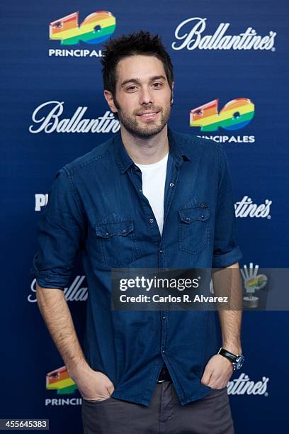 Dani Martinez attends the "40 Principales Awards" 2013 photocall at Palacio de los Deportes on December 12, 2013 in Madrid, Spain.