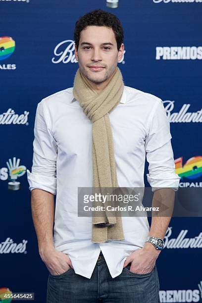 Alex Martinez attends the "40 Principales Awards" 2013 photocall at Palacio de los Deportes on December 12, 2013 in Madrid, Spain.