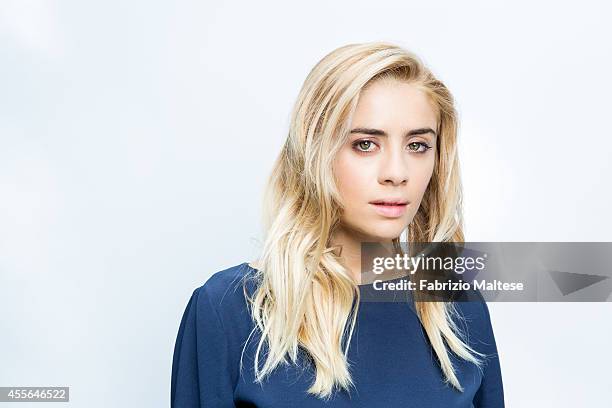 Actress Greta Scarano is photographed for Self Assignment on August 31, 2014 in Venice, Italy.