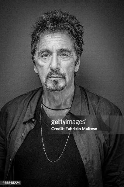 Actor Al Pacino is photographed for Self Assignment on August 31, 2014 in Venice, Italy.
