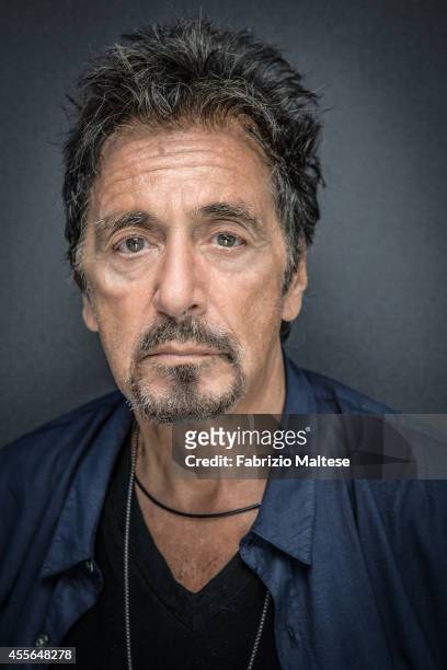 Actor Al Pacino is photographed for Self Assignment on August 31, 2014 in Venice, Italy.
