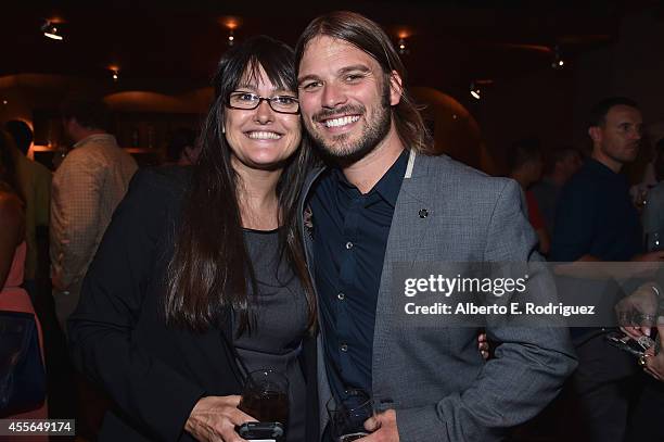 Producer Paula DuPre' Pesmen and director Al Hicks attend the after party for the premiere of RADIUS-TWC's "Keep On Keepin' On" at Westside Tavern on...