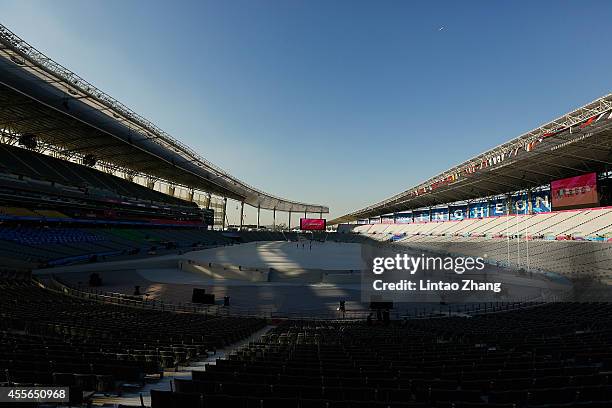 General view of Incheon main Stadium of the 17th Asian Games on September 18, 2014 in Incheon, South Korea.