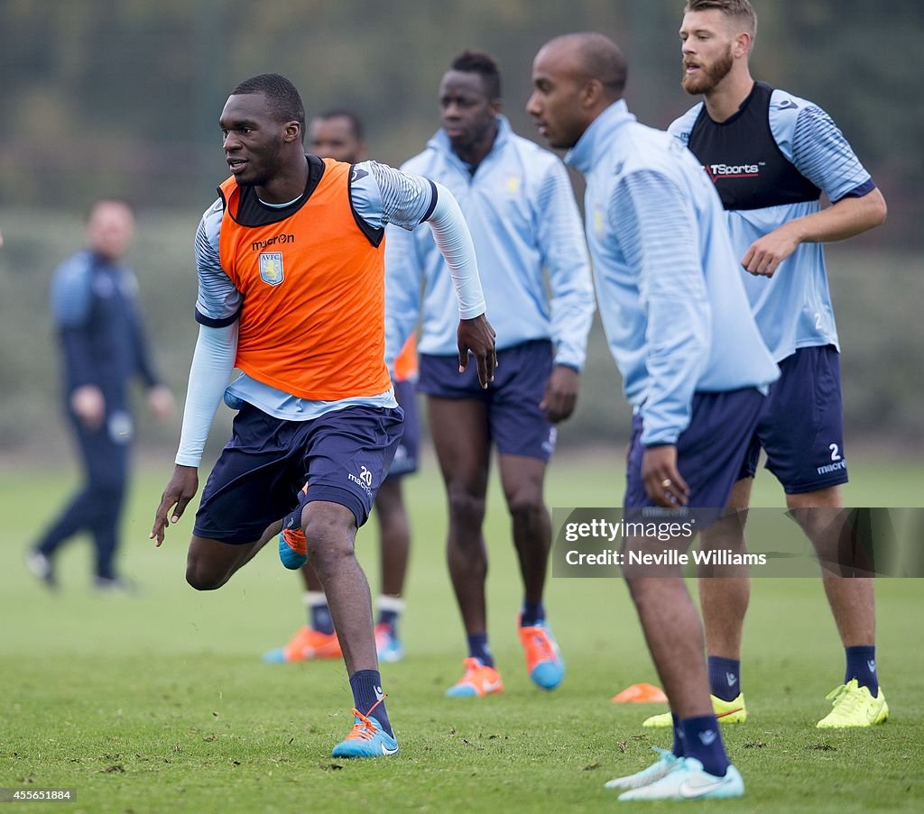 Aston Villa Training Session