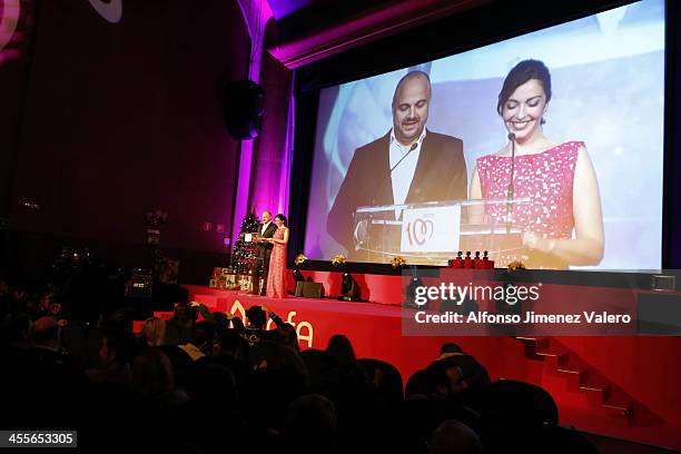 Mar Amate attends the 'Pie Derecho' Music Awards 2013 at Callao cinema on December 12, 2013 in Madrid, Spain.