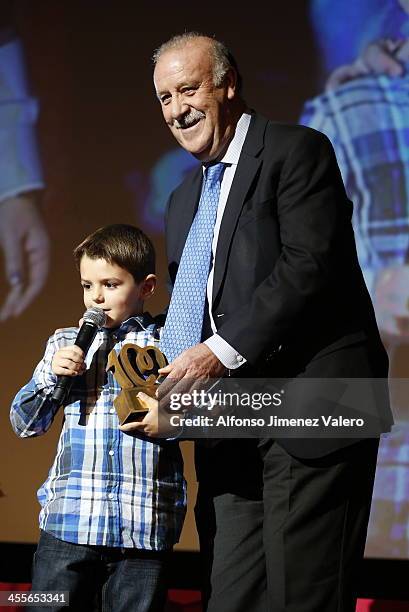 Vicente del Bosque attends the 'Pie Derecho' Music Awards 2013 at Callao cinema on December 12, 2013 in Madrid, Spain.