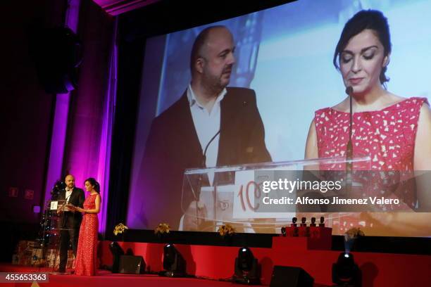 Mar Amate attends the 'Pie Derecho' Music Awards 2013 at Callao cinema on December 12, 2013 in Madrid, Spain.