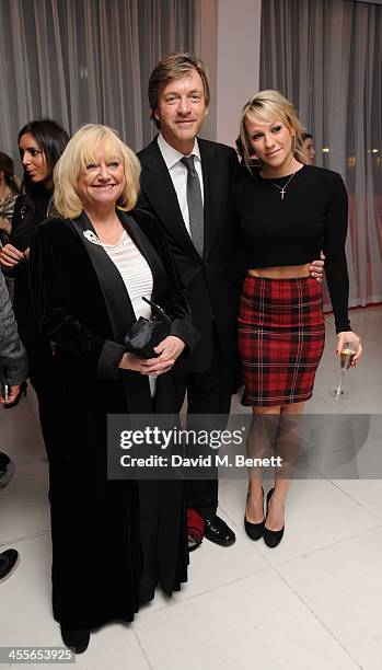 Judy, Richard and Chloe Madeley attends the pre-party for the English National Ballet's The Nutcracker at St Martin's Lane Hotel on December 12, 2013...