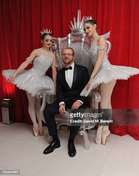 Simon Pegg attends the pre-party for the English National Ballet's The Nutcracker at St Martin's Lane Hotel on December 12, 2013 in London, England.