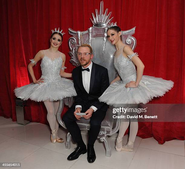 Simon Pegg attends the pre-party for the English National Ballet's The Nutcracker at St Martin's Lane Hotel on December 12, 2013 in London, England.