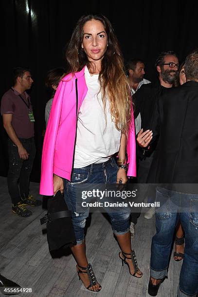 Benedetta Mazzini attends the DSquared2 show during the Milan Fashion Week Womenswear Spring/Summer 2015 on September 18, 2014 in Milan, Italy.