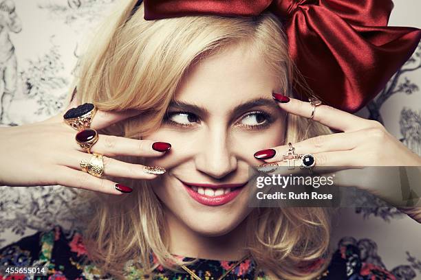 Singer Pixie Lott is photographed for Rock N Rose jewellery on October 23, 2012 in London, England.