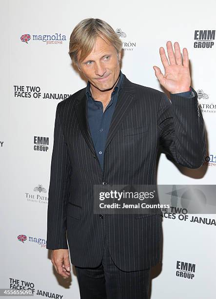 Actor Viggo Mortensen attends the "The Two Faces Of January" New York Premiere at Landmark's Sunshine Cinema on September 17, 2014 in New York City.