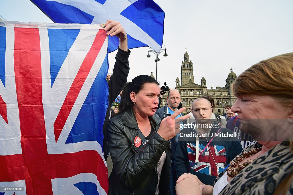 People Of Scotland Take To The Polls To Decide Their Country's Fate In Historic Vote