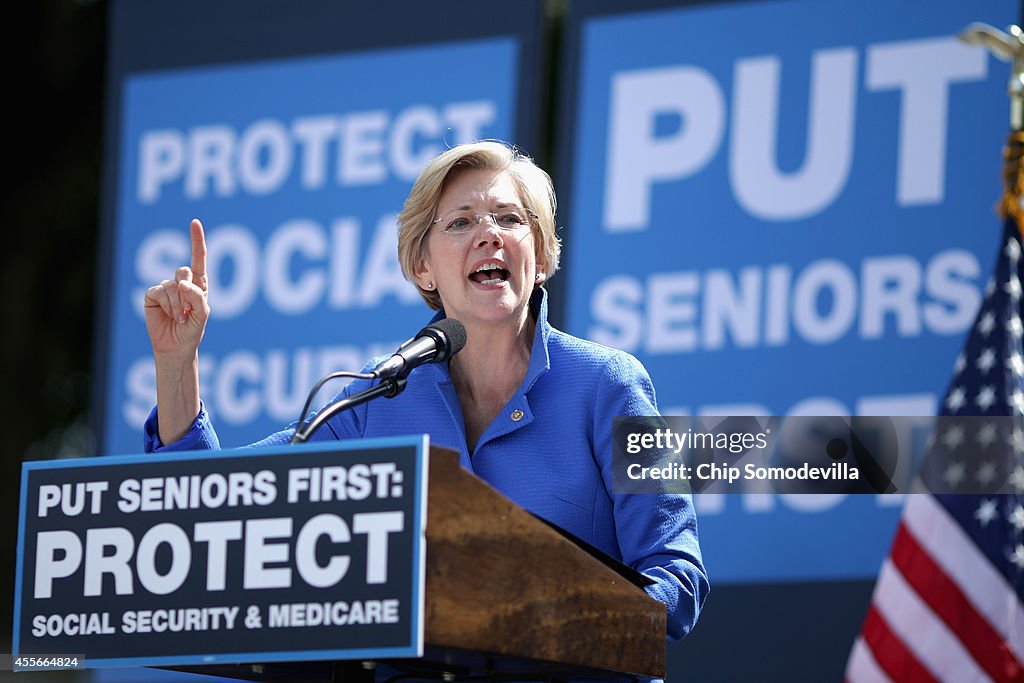 Democratic Leaders Address Rally In Support Of Social Security And Medicare