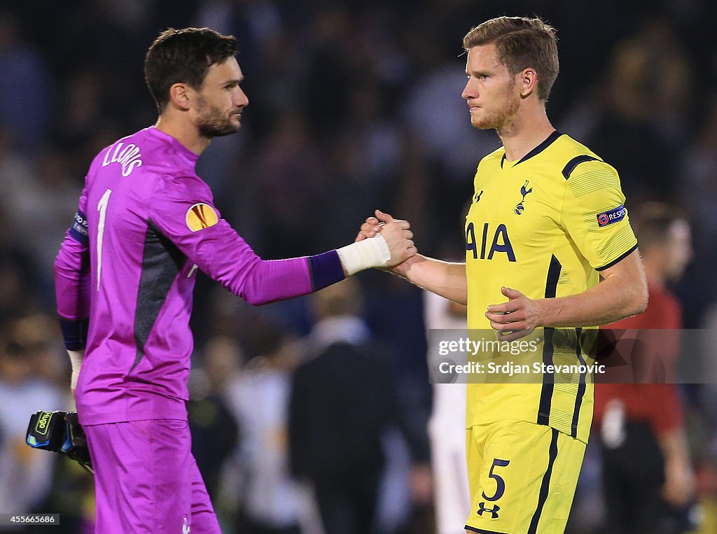 FK Partizan v Tottenham Hotspur FC - UEFA Europa League