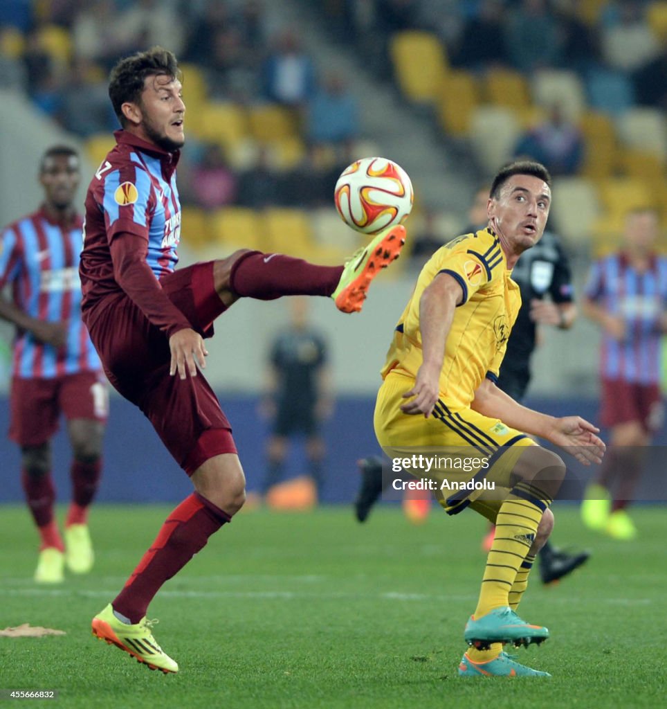 Metalist Kharkiv vs Trabzonspor - UEFA Europa League