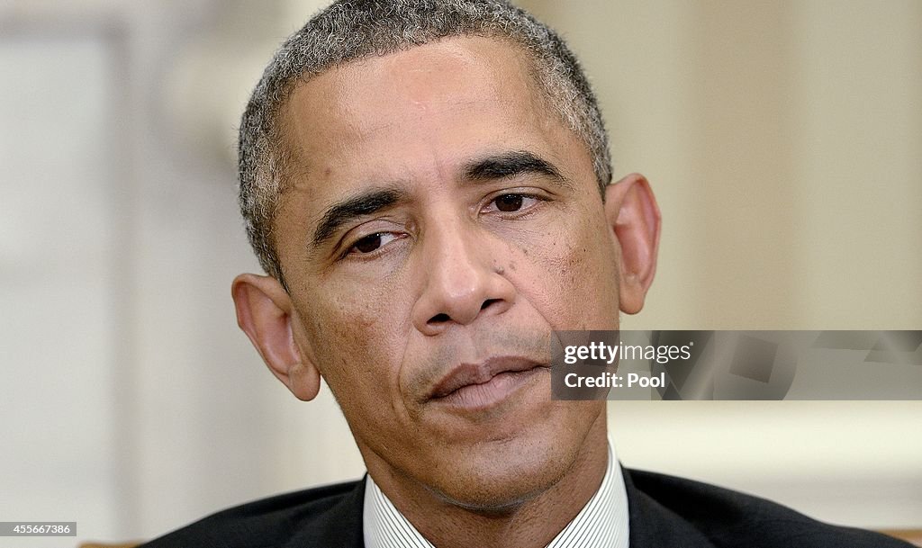 President Obama Meets With Ukraine's President Petro Poroshenko At The White House