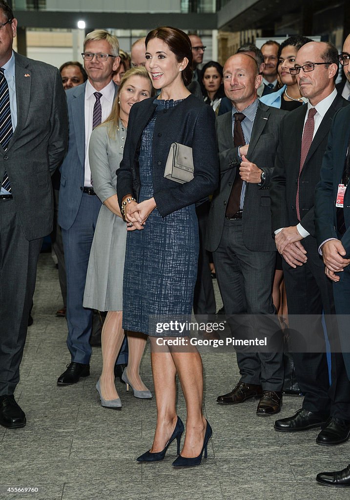Crown Prince Frederik And Crown Princess Mary Of Denmark Official Visit To Canada - Day 2