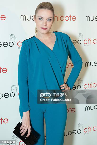 Carolina Bang attends Chicote Opening Season Party at 'Museo Chicote' on September 18, 2014 in Madrid, Spain.