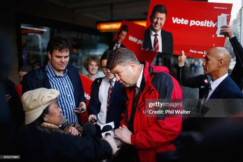 Labour Leader David Cunliffe Campaigns In Auckland