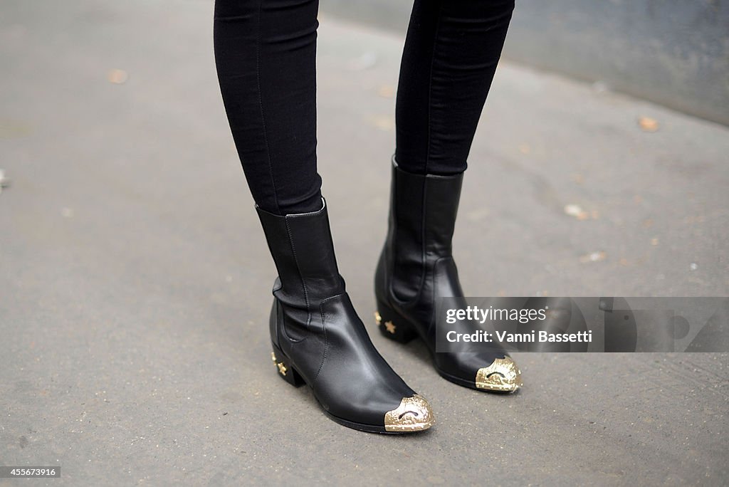 Street Style - Day 2 - Milan Fashion Week Womenswear Spring/Summer 2015