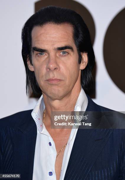 Nick Cave attends the "20,000 Days on Earth" screening at Barbican Centre on September 17, 2014 in London, England.