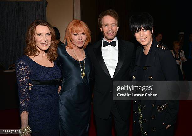 Linda Bruckheimer, music supervisor Kathy Nelson, honoree Jerry Bruckheimer and songwriter Diane Warren attend the 27th American Cinematheque Award...