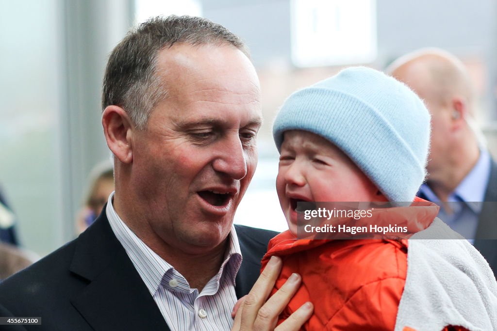 Prime Minister John Key's National Party Bus Trip - Day Two