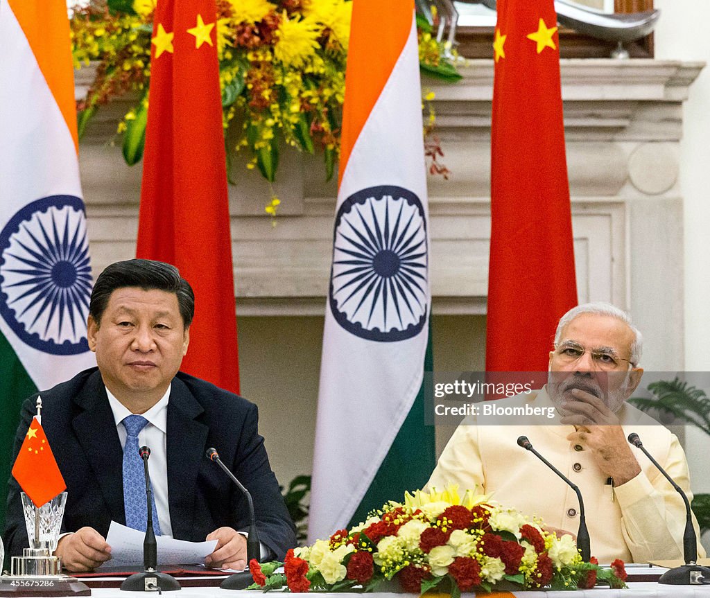 Chinese President Xi Jinping Meets With Indian Prime Minister Narendra Modi