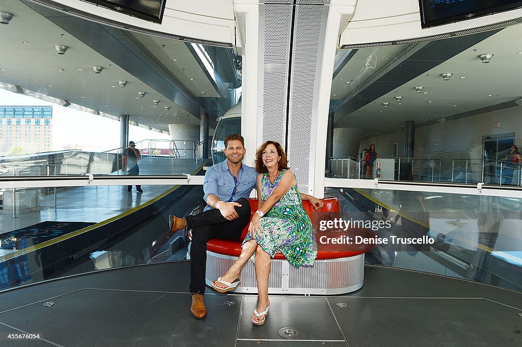 Comedienne Rita Rudner Celebrates Her Birthday And New Show At Harrah's Las Vegas By Riding The High Roller At The LINQ