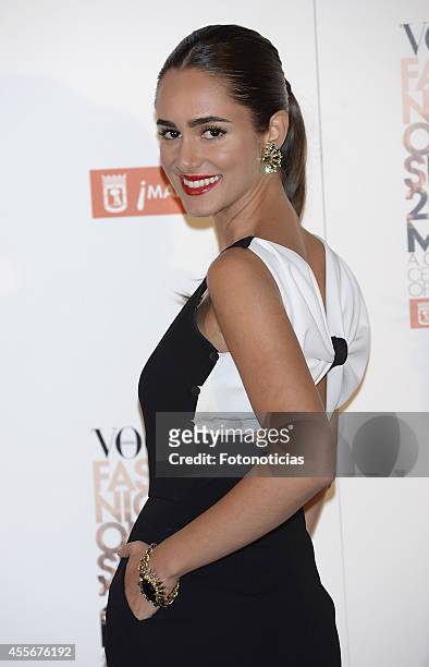 Alicia Sanz attends the Vogue Fashion's Night Out Madrid 2014 on September 18, 2014 in Madrid, Spain.