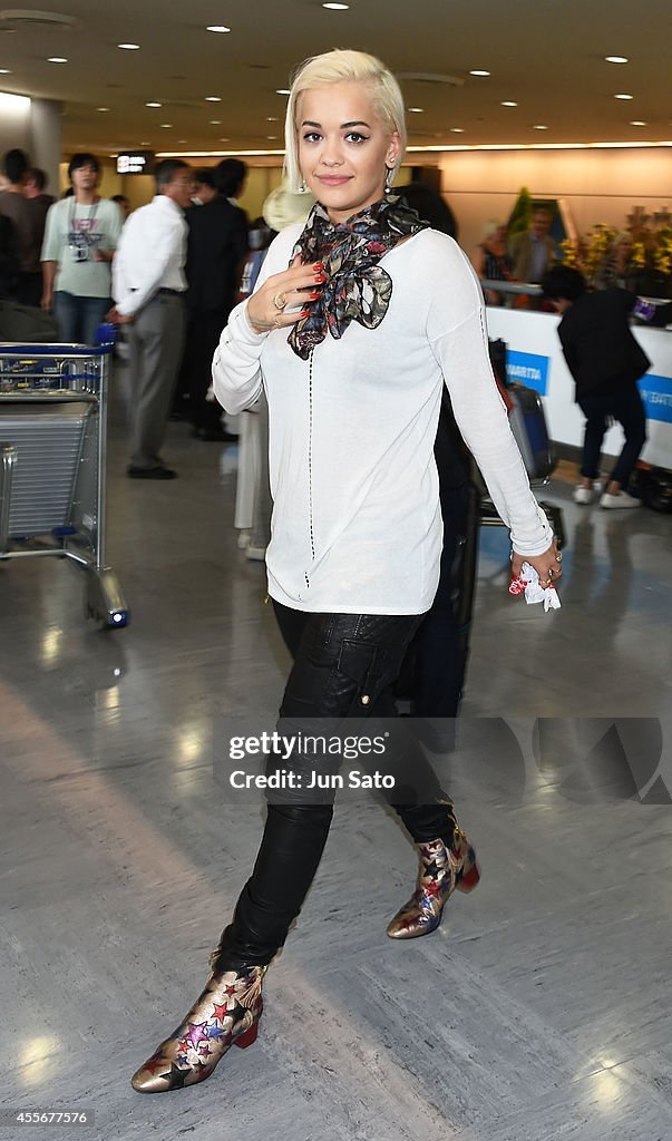 Rita Ora Arrives In Tokyo