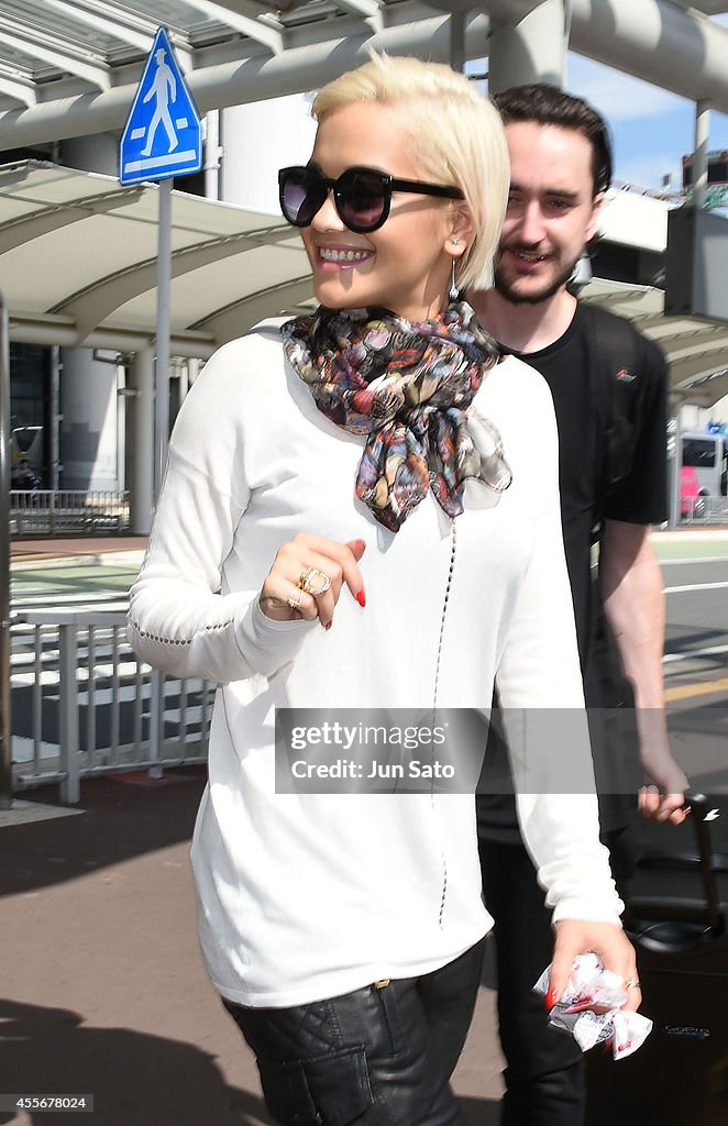 Rita Ora Arrives In Tokyo