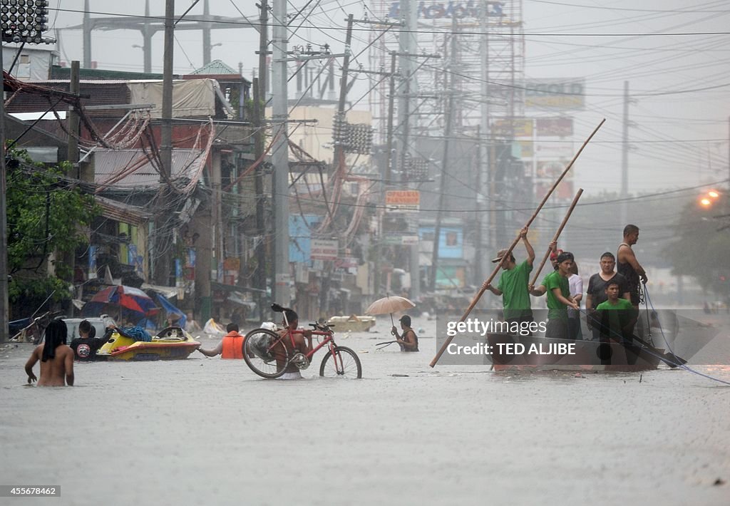 PHILIPPINES-WEATHER-STORM